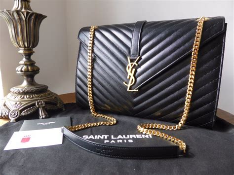 YSL matelasse envelope bag